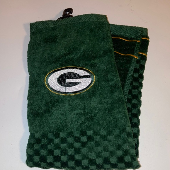 GREEN BAY PACKERS Embroidered Velour Golf Towel 16 x 25 inches - Picture 4 of 10
